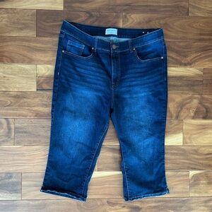 Lane Bryant Flex Waistband Signature Fit High-Rise Pedal Denim Capri size 20